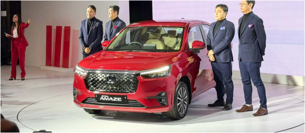 Honda Amaze: होंडा अमेज़ ने लॉन्च की सबसे सस्ती ADAS फीचर वाली कार